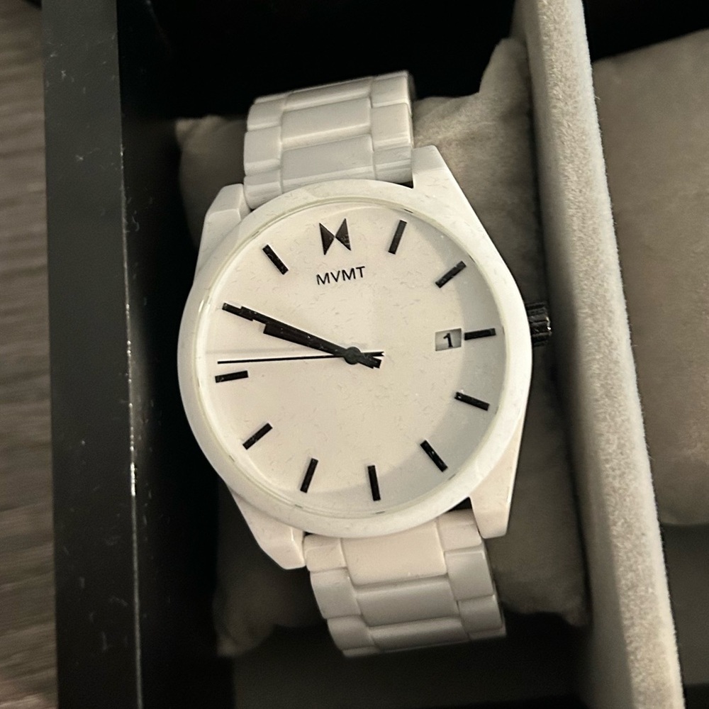 MVMT White Watch